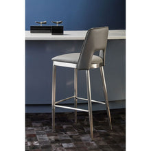 Load image into Gallery viewer, Chelsea Padded Bar Stool Chair in Grey
