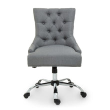 Load image into Gallery viewer, Mirren Upholstered Desk Chair in Grey