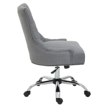 Load image into Gallery viewer, Mirren Upholstered Desk Chair in Grey