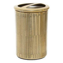 Load image into Gallery viewer, Lottie Linear Toothbrush Holder in Gold