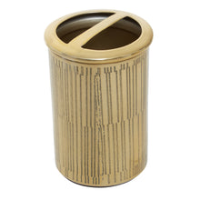 Load image into Gallery viewer, Lottie Linear Toothbrush Holder in Gold