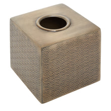 Load image into Gallery viewer, Lottie Patterned Tissue Box in Gold