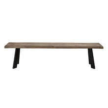 Load image into Gallery viewer, Raw Oak Bench in Brown