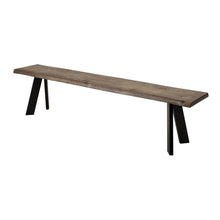 Load image into Gallery viewer, Raw Oak Bench in Brown