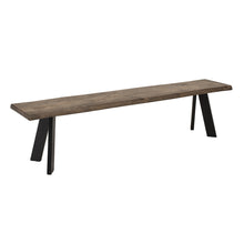 Load image into Gallery viewer, Raw Oak Bench in Brown