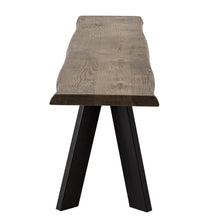 Load image into Gallery viewer, Raw Oak Bench in Brown