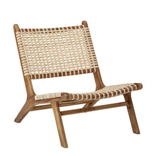 Load image into Gallery viewer, Keila Teak Occasional Chair in Rattan