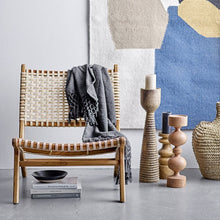 Load image into Gallery viewer, Keila Teak Occasional Chair in Rattan