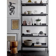 Load image into Gallery viewer, Lot Metal Bookcase in Black