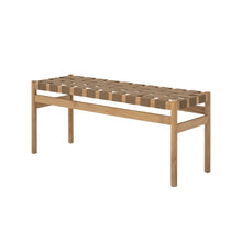 Load image into Gallery viewer, Roel Woven Bench in Brown