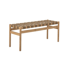 Load image into Gallery viewer, Roel Woven Bench in Brown