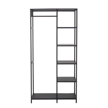 Load image into Gallery viewer, Valde Clothes Rack in Black