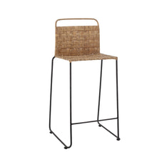 Load image into Gallery viewer, Gunnel Rattan Bar Stool in Natural
