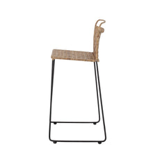 Load image into Gallery viewer, Gunnel Rattan Bar Stool in Natural