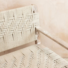 Load image into Gallery viewer, Kibo Handwoven Armchair in Mango Wood