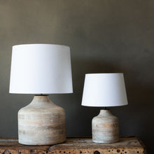 Load image into Gallery viewer, Vara Mango Wood Table Lamp in Natural