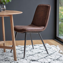 Load image into Gallery viewer, Aaron Set of 2 Dining Chairs in Brown