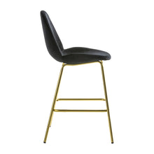 Load image into Gallery viewer, Abi Set of 2 Velvet Bar Stools in Black