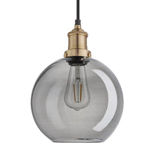 Load image into Gallery viewer, Industville Brooklyn 9 Inch Glass Globe Pendant in Grey