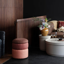 Load image into Gallery viewer, Pond Fabric Pouffe in Rust
