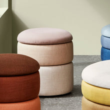 Load image into Gallery viewer, Pond Fabric Pouffe in Blush