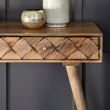 Load image into Gallery viewer, Elsie Rectangular Mango Wood Console Table in Burned Wax