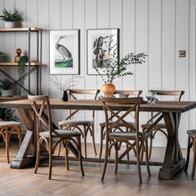 Load image into Gallery viewer, Erena Mango Wood Dining Table in Brown