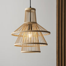 Load image into Gallery viewer, Serenity Bamboo Pendant Light in Natural