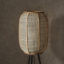 Load image into Gallery viewer, Celia Linen Floor Lamp in Soft Beige