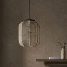 Load image into Gallery viewer, Celia Linen Pendant Light in Soft Beige
