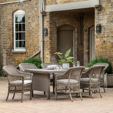 Load image into Gallery viewer, Capri Outdoor Rattan 6-Seater Dining Set in Natural