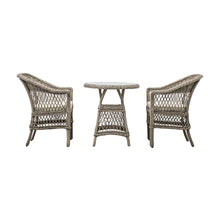 Load image into Gallery viewer, Capri Outdoor Rattan Bistro Set in Natural