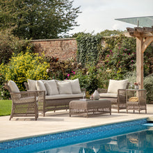 Load image into Gallery viewer, Capri Outdoor Rattan Lounge Set in Natural
