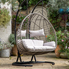 Load image into Gallery viewer, Soller Outdoor 2-Seater Hanging Egg Chair in Natural