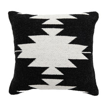 Load image into Gallery viewer, Tayrn Aztec Cushion Cover in Black and White