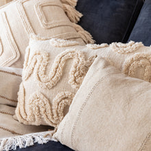 Load image into Gallery viewer, Keira Tufted Cushion Cover in Cream