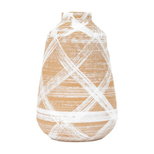 Load image into Gallery viewer, Presley Ceramic Vase in Brown and White