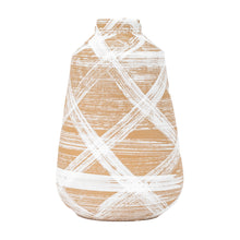 Load image into Gallery viewer, Presley Ceramic Vase in Brown and White