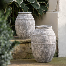 Load image into Gallery viewer, Olympia Cement Vase in Antique Grey