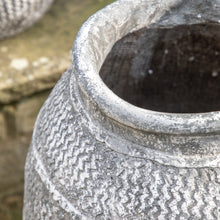 Load image into Gallery viewer, Olympia Cement Vase in Antique Grey