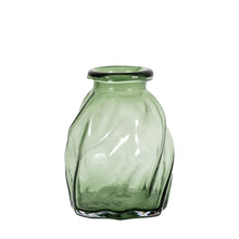 Load image into Gallery viewer, Frances Glass Vase in Forest Green