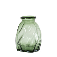 Load image into Gallery viewer, Frances Glass Vase in Forest Green