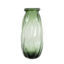 Load image into Gallery viewer, Frances Glass Vase in Forest Green