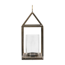 Load image into Gallery viewer, Calista Lantern Candle Holder in Bronze