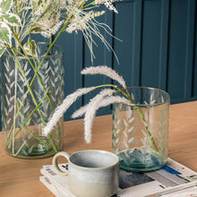 Load image into Gallery viewer, Hazel Glass Vase in Green
