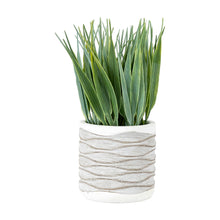 Load image into Gallery viewer, Sammy-Faux Grass Planter in Cement