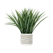 Load image into Gallery viewer, Sammy-Faux Grass Planter in Cement