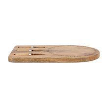 Load image into Gallery viewer, Briar Mango Wood Cheese Board Set