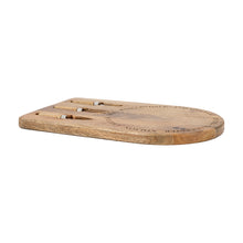 Load image into Gallery viewer, Briar Mango Wood Cheese Board Set