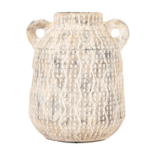 Load image into Gallery viewer, Tassa Ceramic Double Handle Vase in Cream